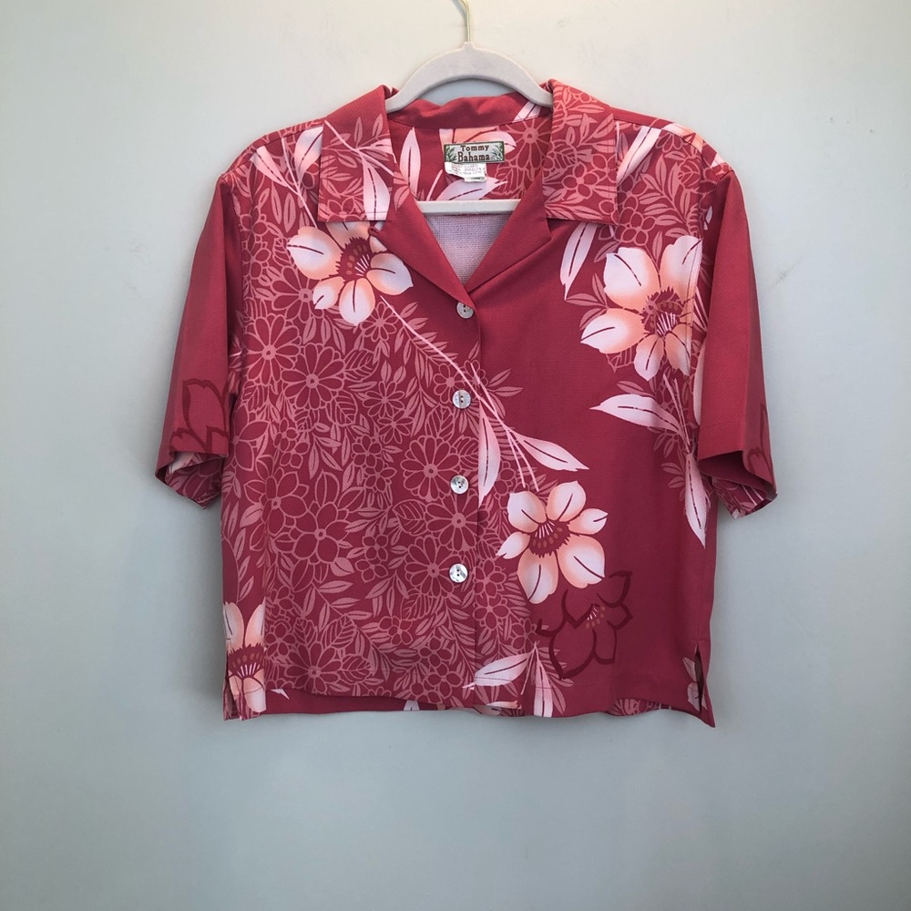 TOMMY BAHAMA | BUTTON UP 100% SILK